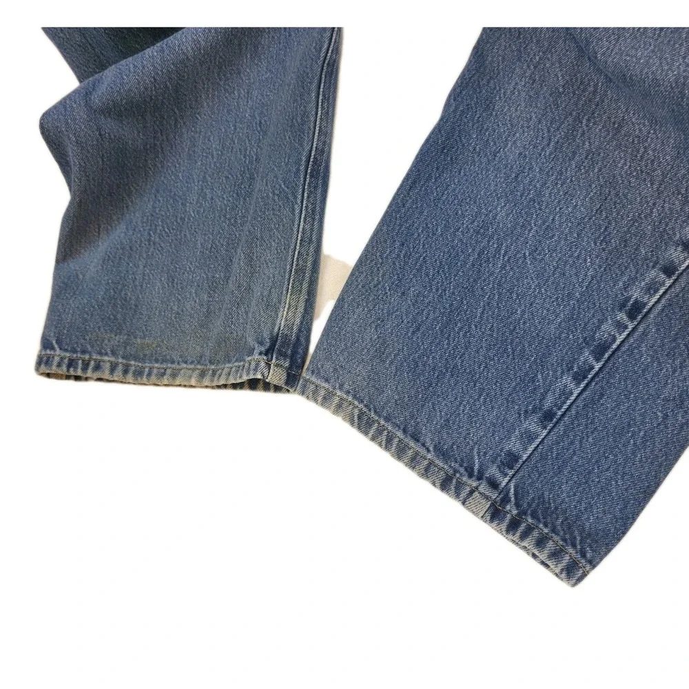Carhartt Men's‎ Relaxed Fit Blue Denim Jeans 40x30 Gorpcore Thrashed Distressed